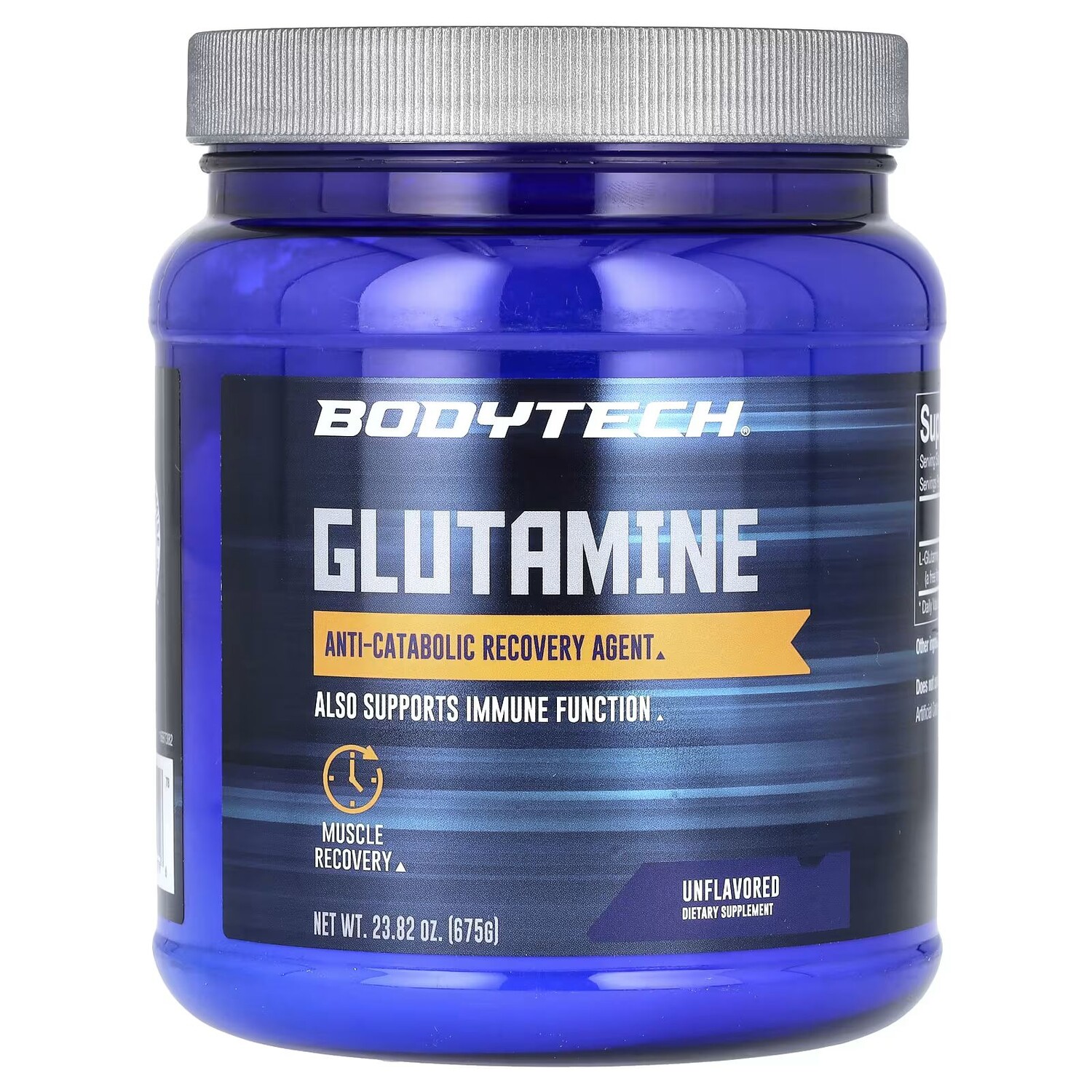 

Глутамин, без вкуса, 23,82 унции (675 г) Bodytech