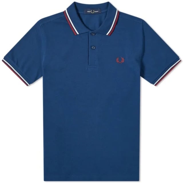 

Рубашка-Поло с двумя кончиками m3600 588's Fred Perry, синий