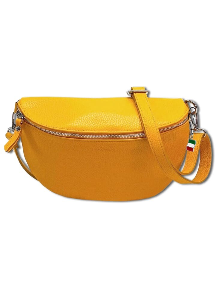 

Наплечная сумка Florence Gürteltasche Leder gelb ca. 29cm
