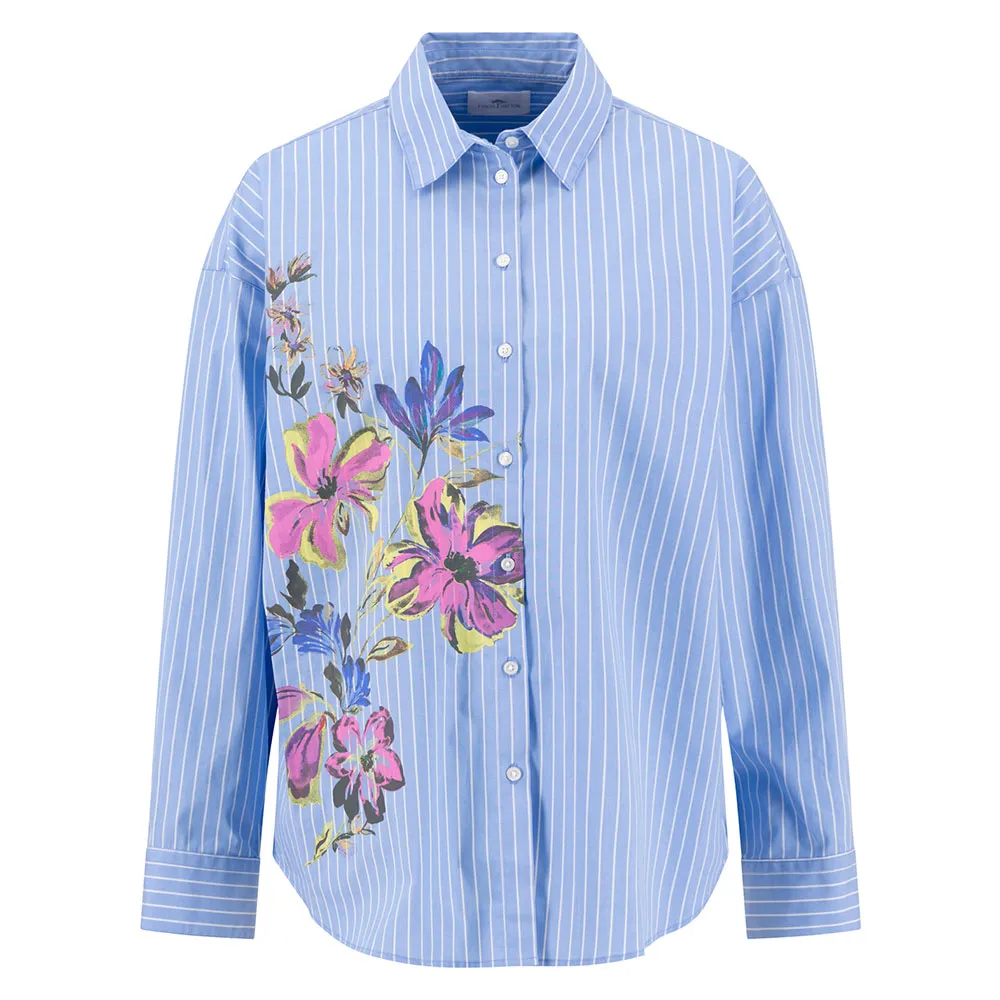 

Рубашка с длинным рукавом Fynch Hatton 26031326, синий