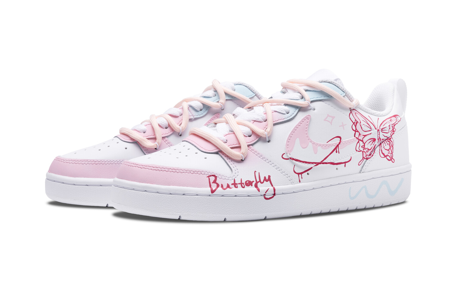 Кроссовки Nike Dunk Skateboard Shoes Women's Low-Top Pink