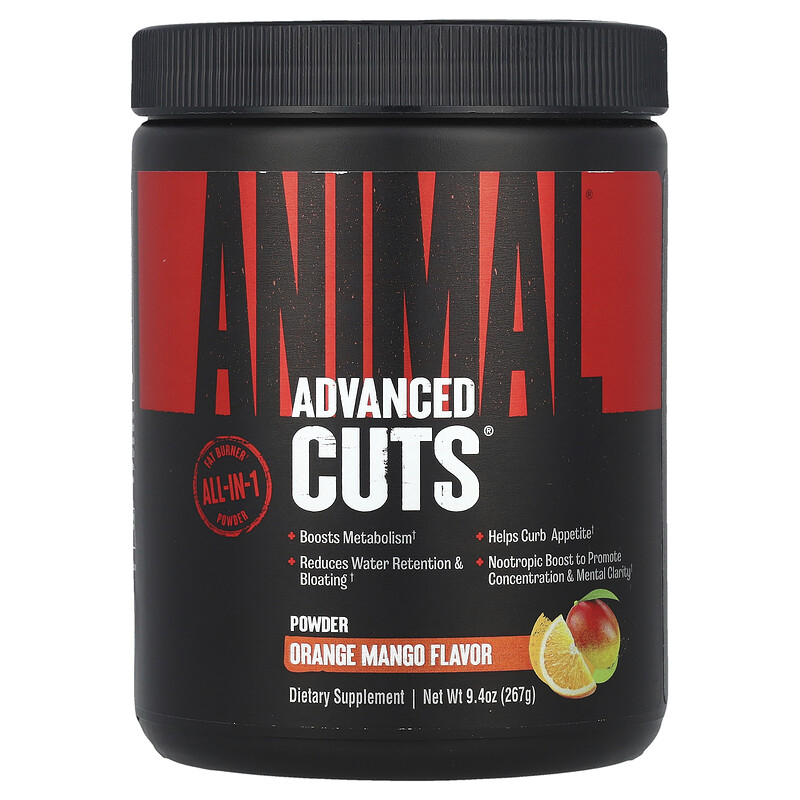 

Animal, Advanced Cuts, апельсин и манго, 267 г (9,4 унции)