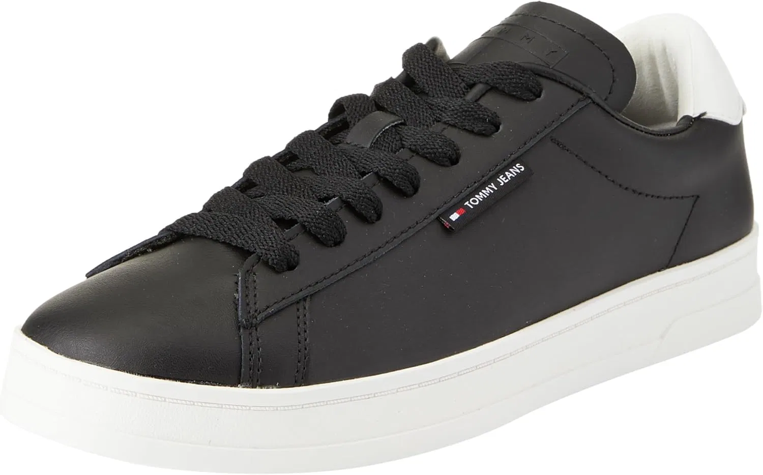 Мужские кожаные кроссовки Tommy Jeans Cupsole, Black