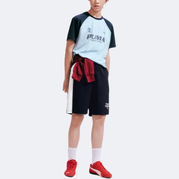 Детские быстросохнущие штаны PUMA черные — фото 4