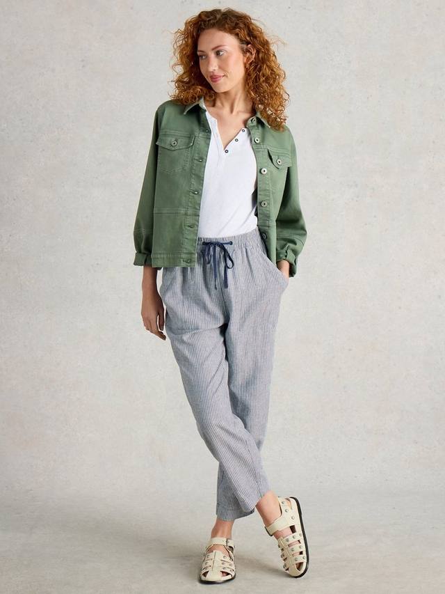 

Брюки Elle Stripe Linen Rich White Stuff, Blue/White