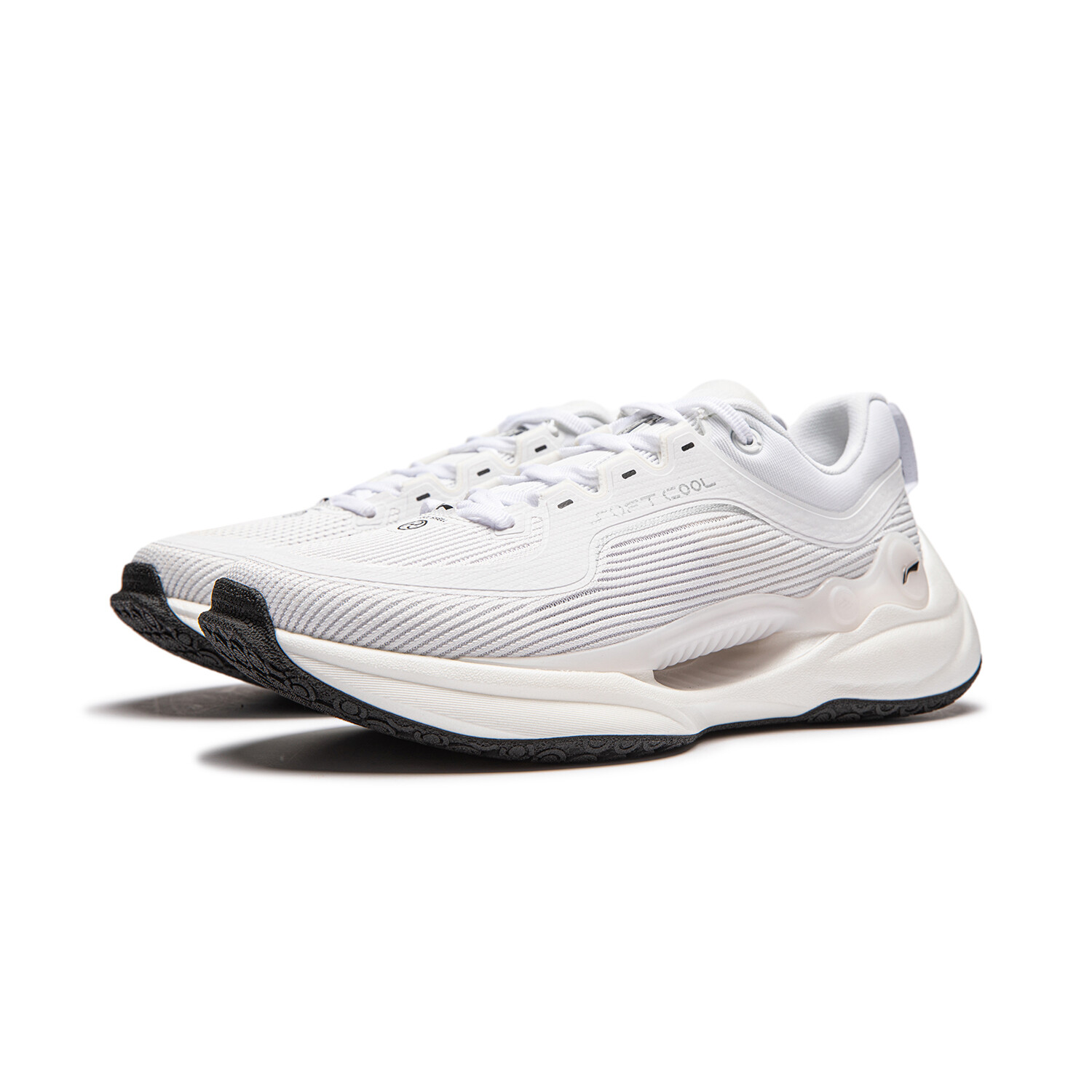 Кроссовки LINING Soft COOL Lifestyle Shoes Men Low-top White, белый — фото 4