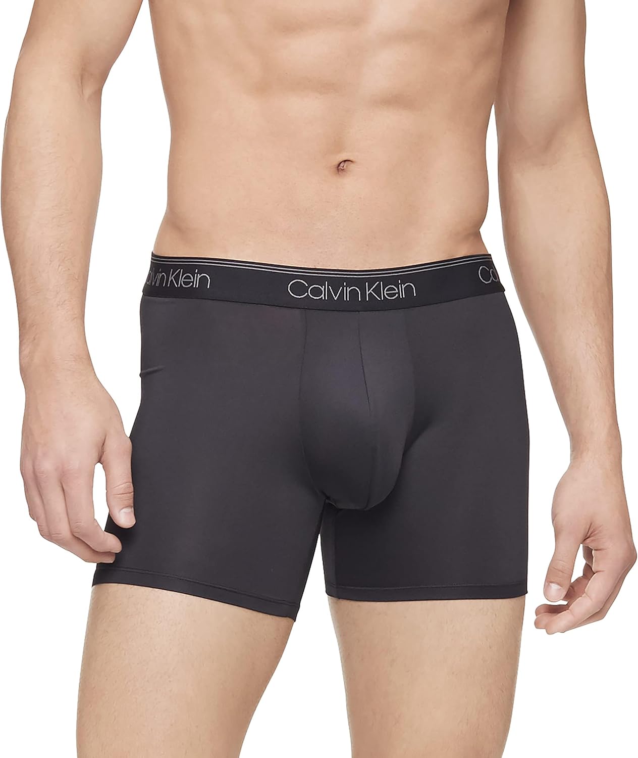 Мужские трусы-боксеры Calvin Klein Micro Stretch, 7 шт., Black, Red, Convoy — фото 4