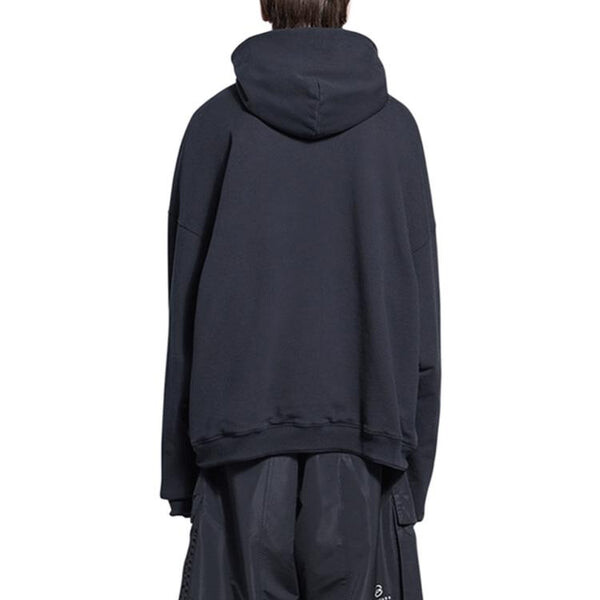 Толстовка year of the tiger fbi revesible hoodie 'navy' Balenciaga, синий — фото 4