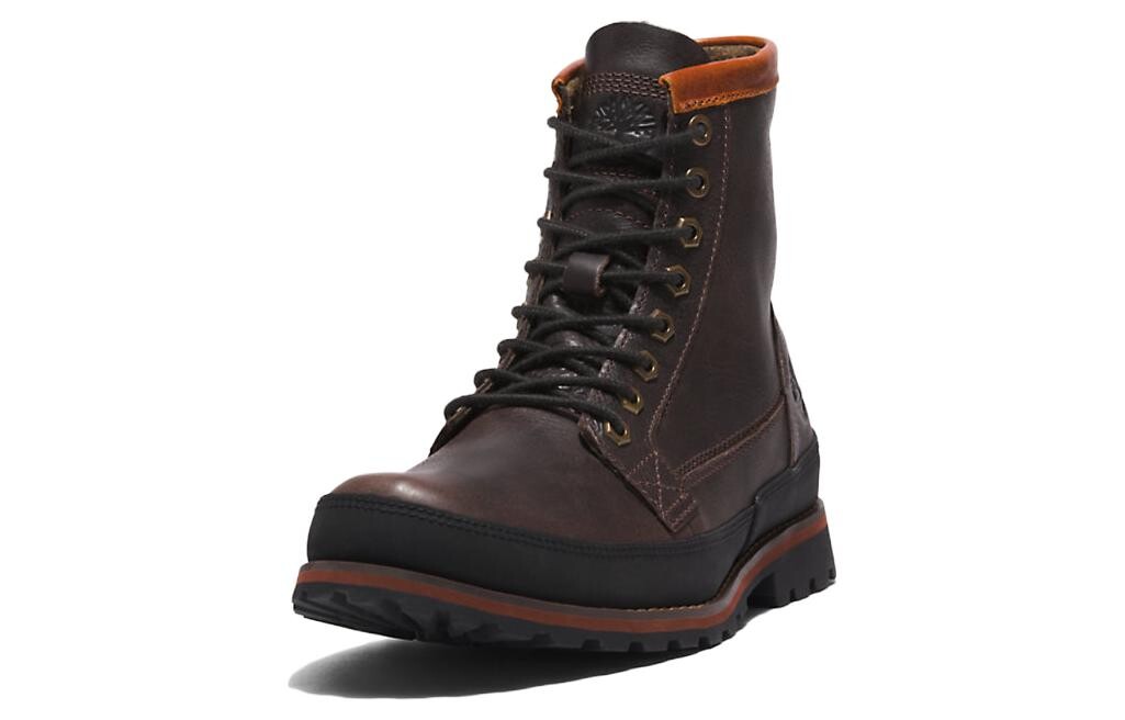 Мужские ботинки Timberland Original с круглым носком, темно-коричневый — фото 3