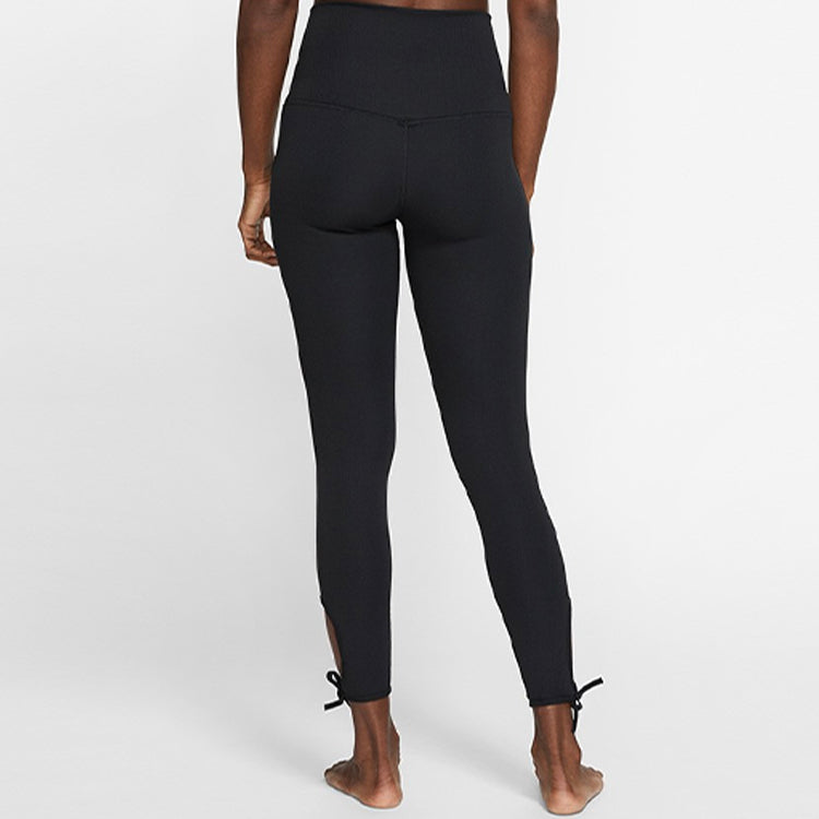 Леггинсы (WMNS) Nike Leggings 'Black', черный — фото 3