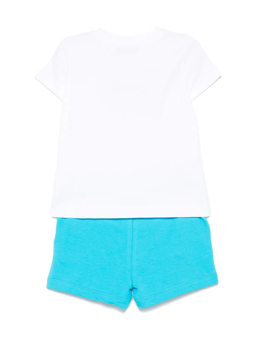 Комплект из футболки и шортов MSGM Kids, белый — фото 2