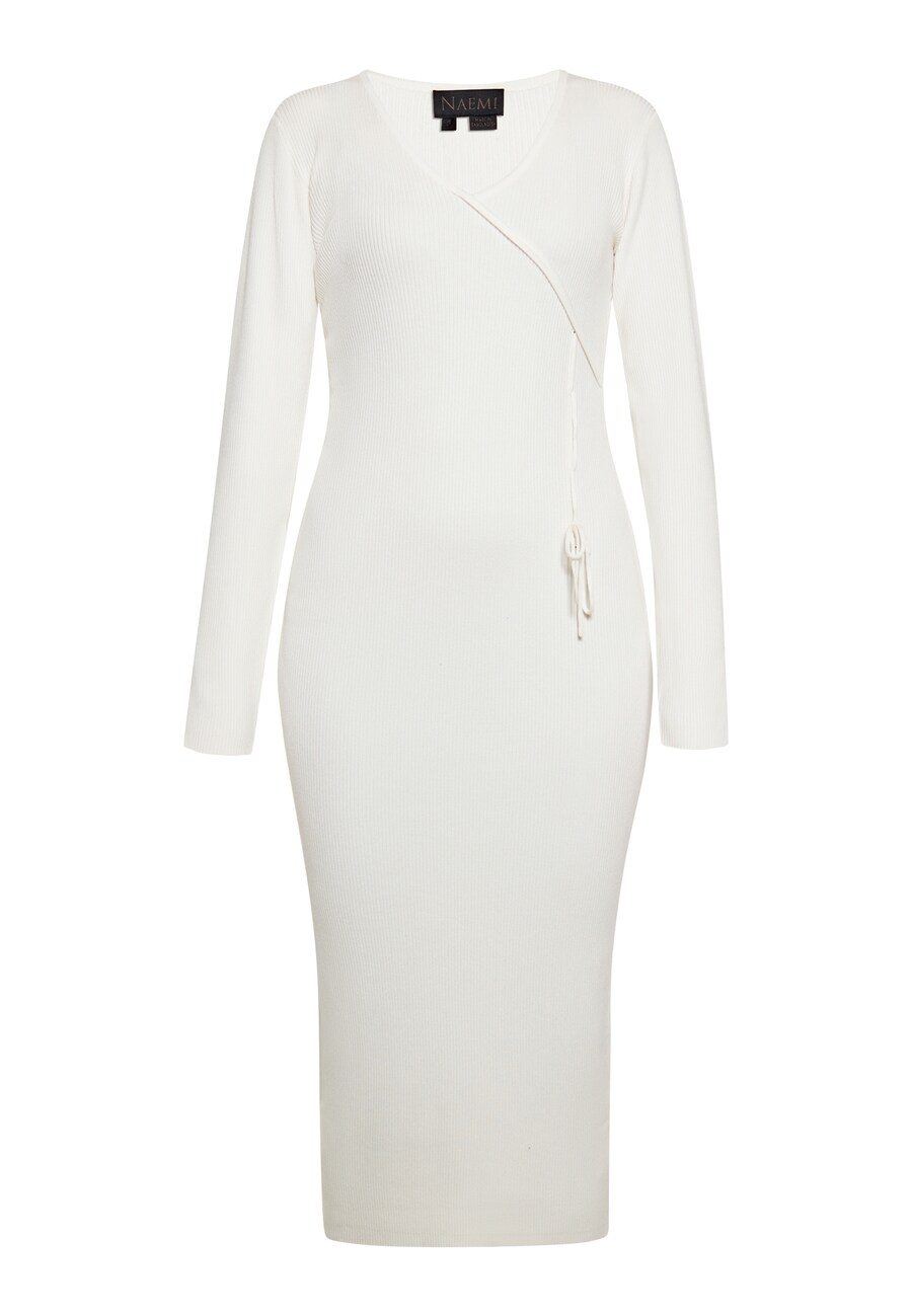 

Платье NAEMI Knitted dress, цвет Wool white