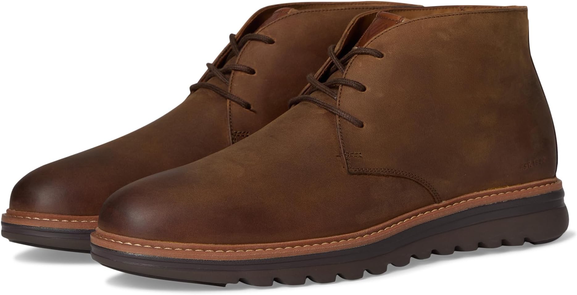 

Оксфорды Johnston & Murphy Braxton Chukka, цвет Brown Oiled Full Grain