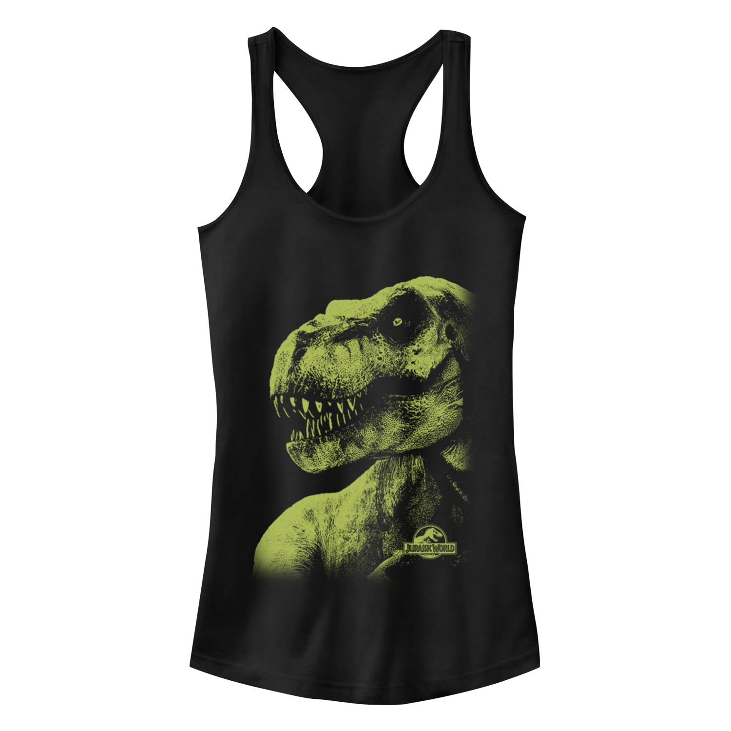 

Юниорская майка Jurassic World T-Rex Dark Portrait Ideal Racerback безрукавка Licensed Character