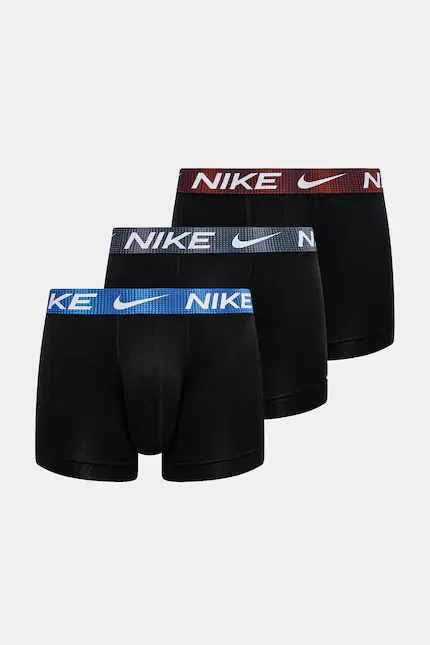 Боксеры из эластичной ткани 3 шт Nike, черный