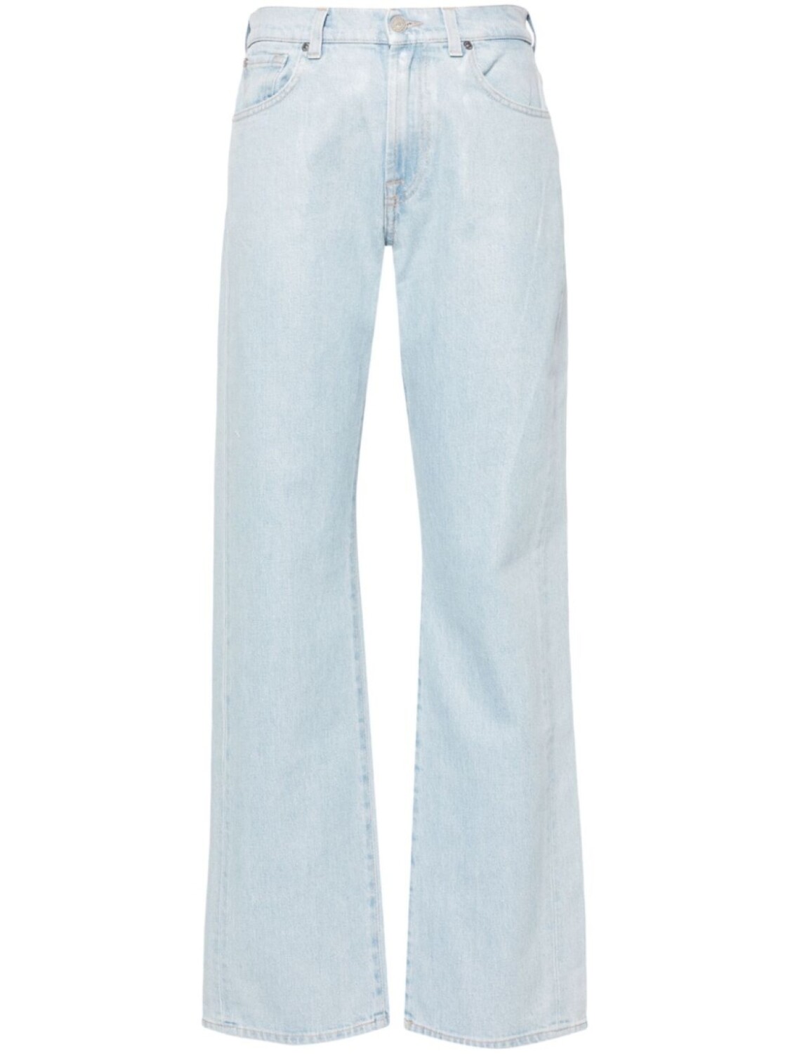 

7 For All Mankind прямые джинсы Tess, синий