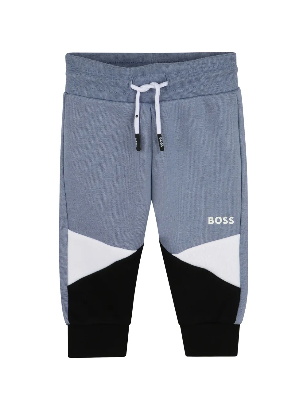 

Спортивные брюки в стиле колор-блок BOSS Kidswear, серый