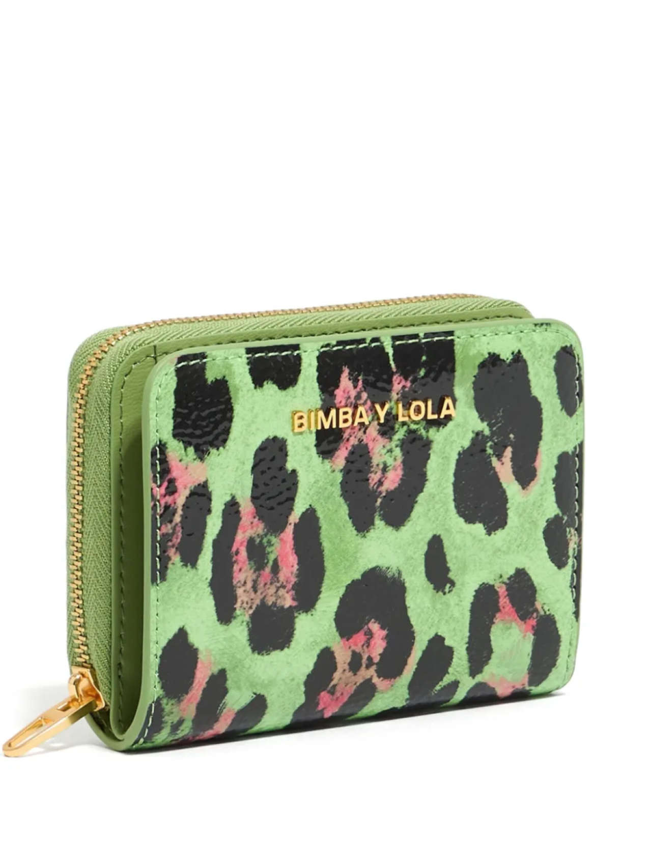 

Bimba y Lola кошелек для монет с леопардовым принтом, зеленый