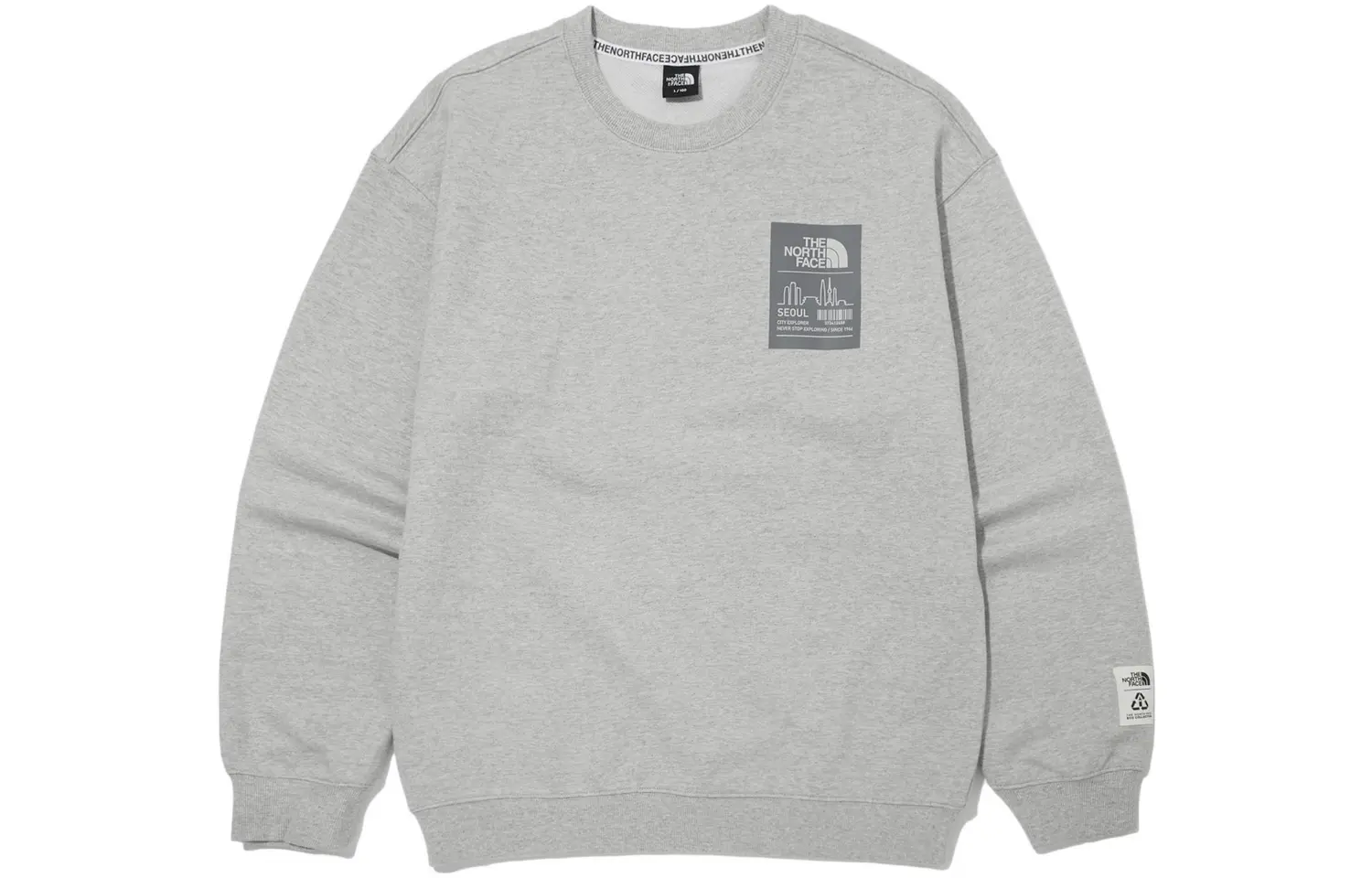 

Толстовка мужская серая The North Face, серый