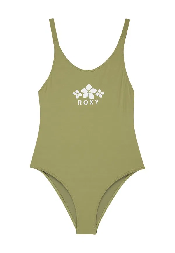 Однотонный спортивный купальник Roxy, Green