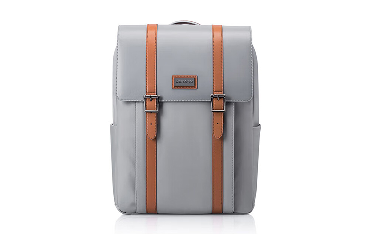 

Samsonite Синтетический кожаный рюкзак из микрофибры унисекс черно-серый