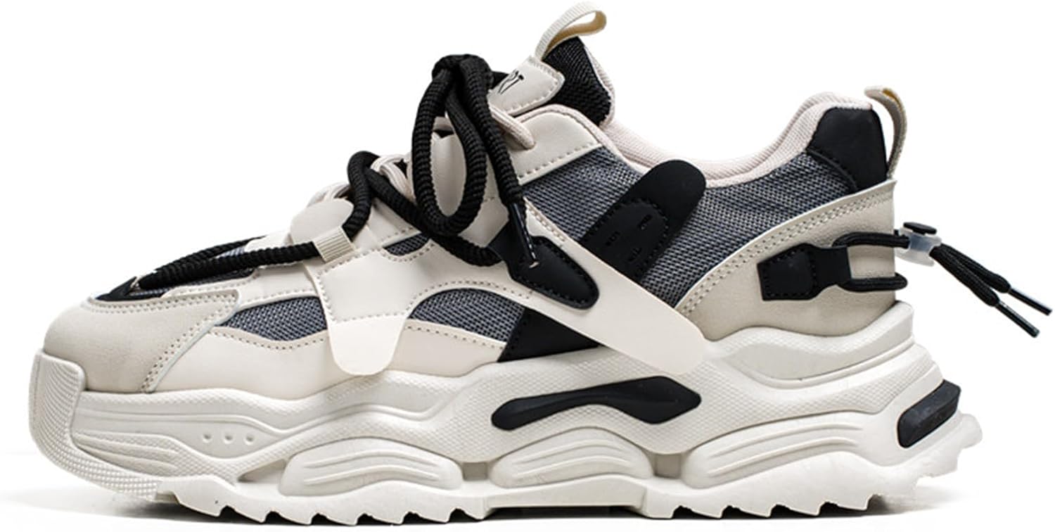 

Мужские повседневные спортивные теннисные кроссовки для ходьбы, массивные модные кеды, тренировочные кроссовки Spwagym, бежевый