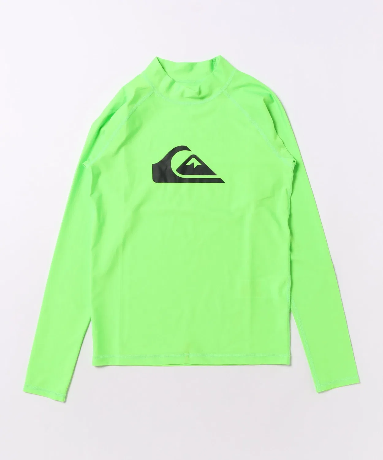 Рашгард с длинным рукавом Quiksilver Youth All Time LR, UPF50+, быстросохнущий, зеленый
