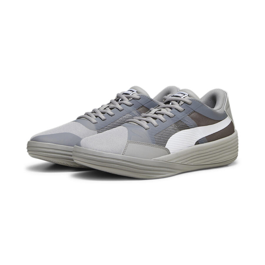 

Баскетбольные кроссовки Clyde All-Pro Team мужские PUMA Concrete Gray White
