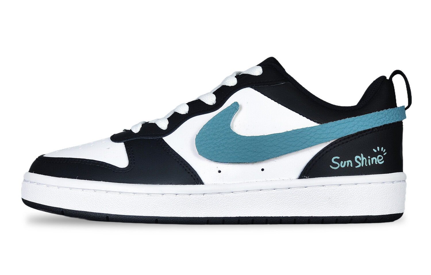 

Кроссовки Nike Court Borough 2 Skateboarding Shoes Women's Low-top Blue, голубой, Синий, Кроссовки Nike Court Borough 2 Skateboarding Shoes Women's Low-top Blue, голубой