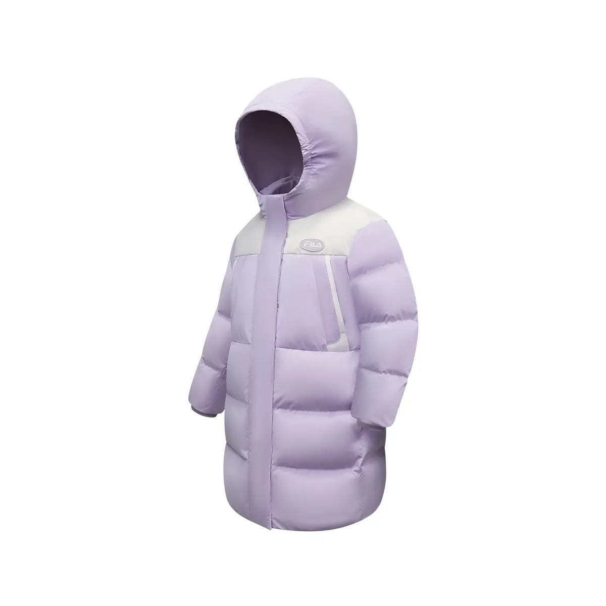 Пуховик для детей 3-7 лет FILA KIDS, фиолетовый — фото 4