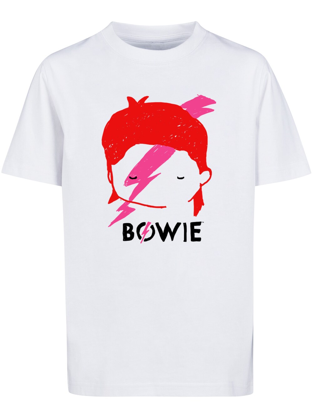 

Футболка F4Nt4Stic David Bowie Lightning Bolt Sketch, белый