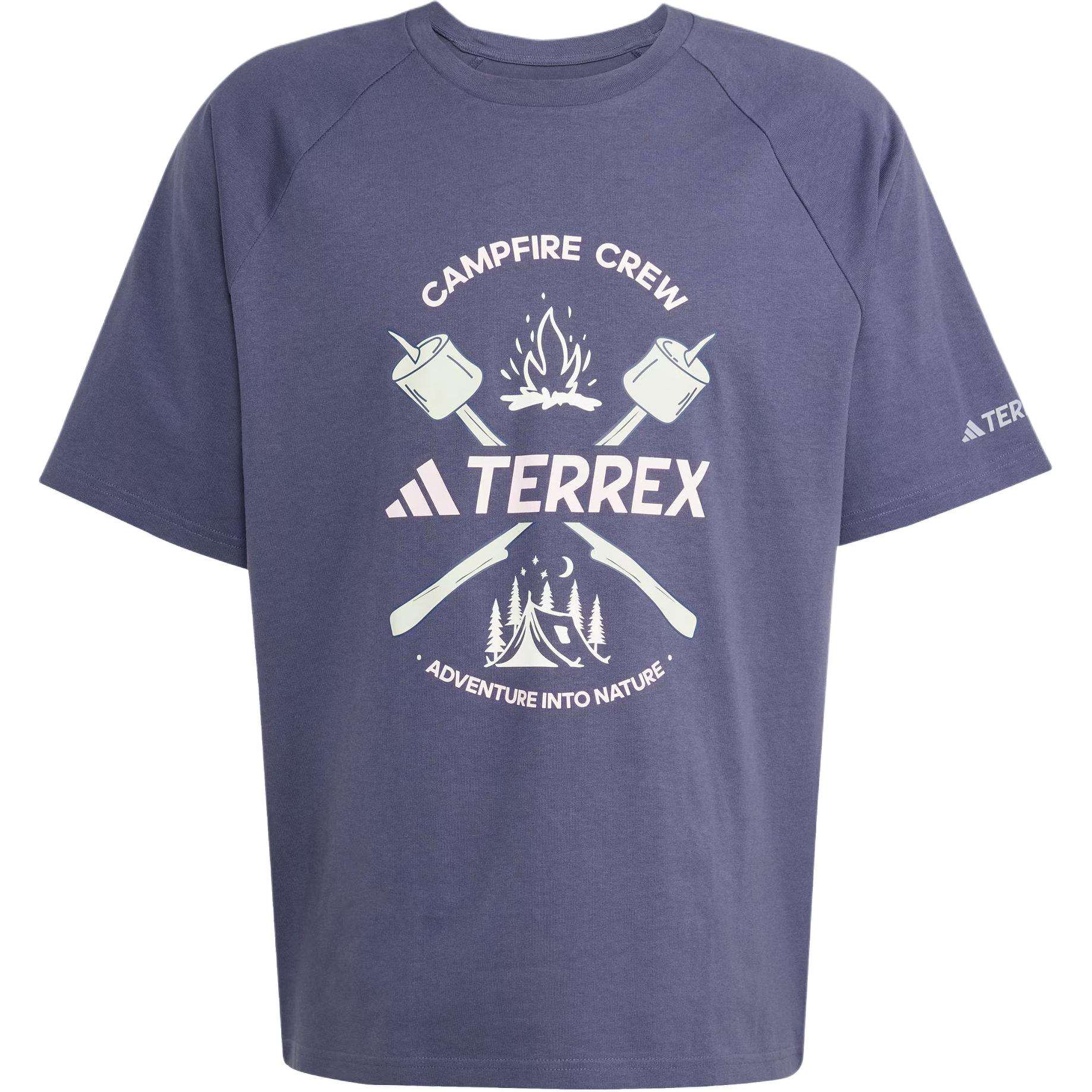 

Adidas Футболка Terre POLYGIENE GRAPHIC мужская темно-синяя