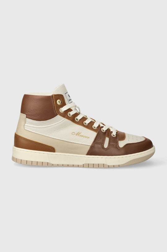 

Кожаные кроссовки The Brooklyn High The Mercer Brand, коричневый