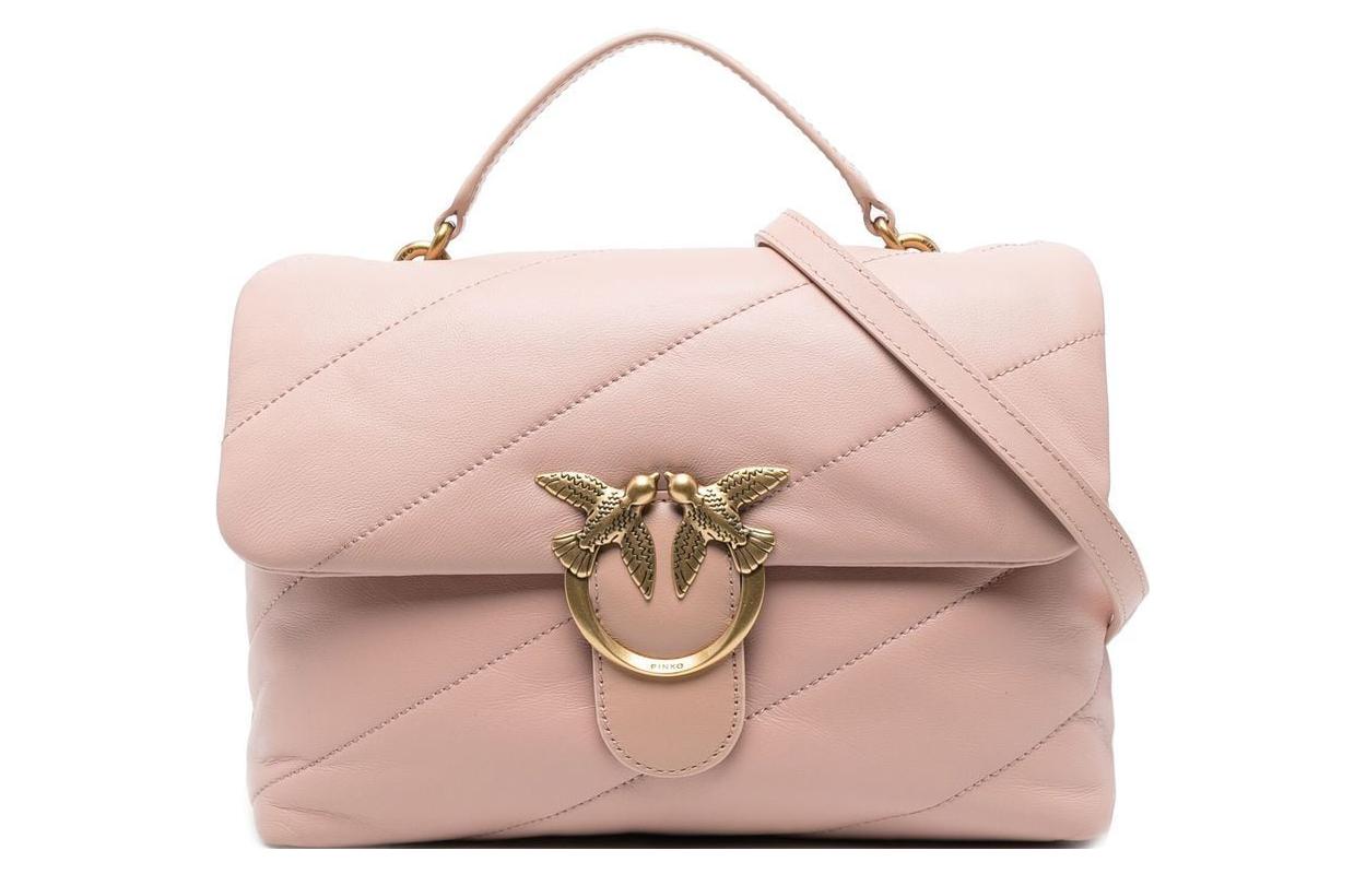 

Сумка через плечо Calfskin Flying Bird Swallow портативная женская розовая PINKO