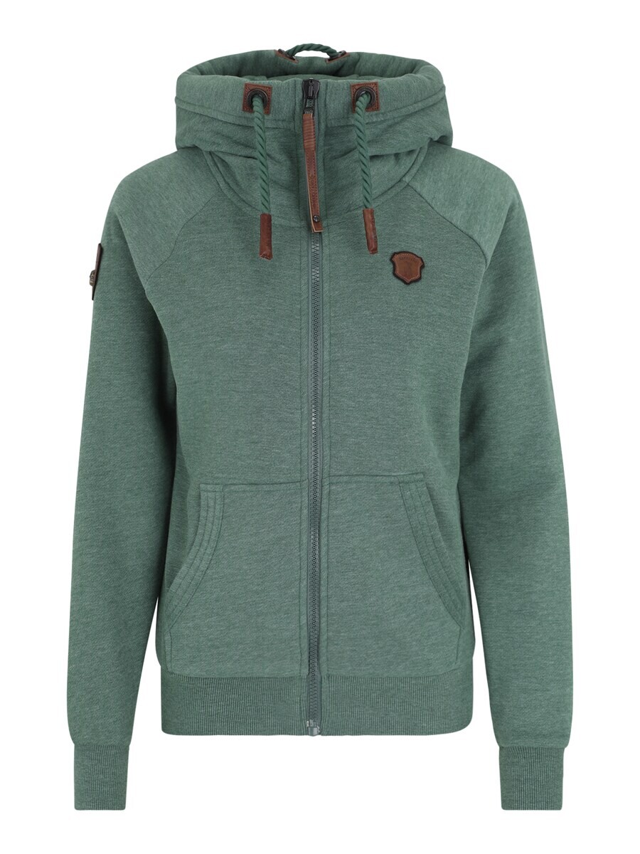 

Толстовка с капюшоном на молнии naketano Zip-Up Hoodie Brazzo III, цвет jade