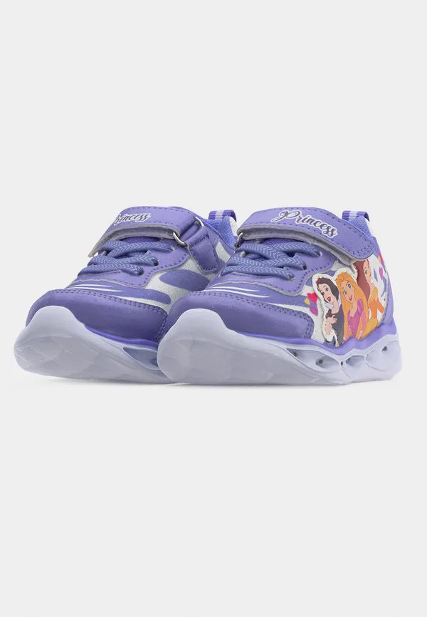 Кроссовки с моргающими туфлями принцесс диснея Friboo, Purple — фото 3