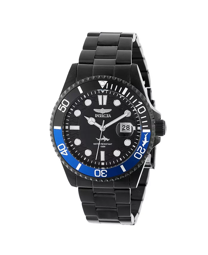 

Мужские часы Pro Diver Quartz 3 Hand, модель 44713, черный циферблат Invicta