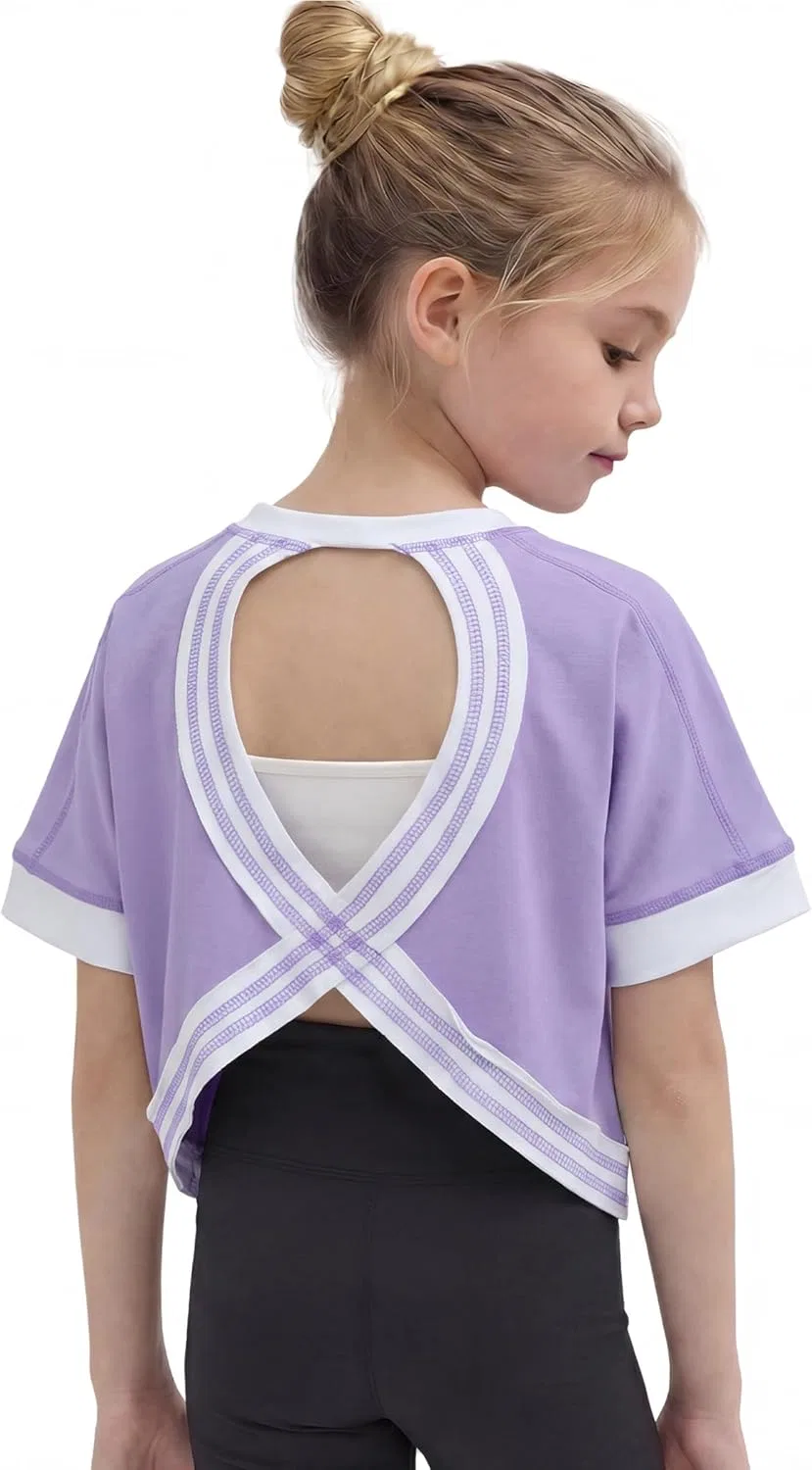 Футболка спортивная Wenlia Lilac, 5-14Y