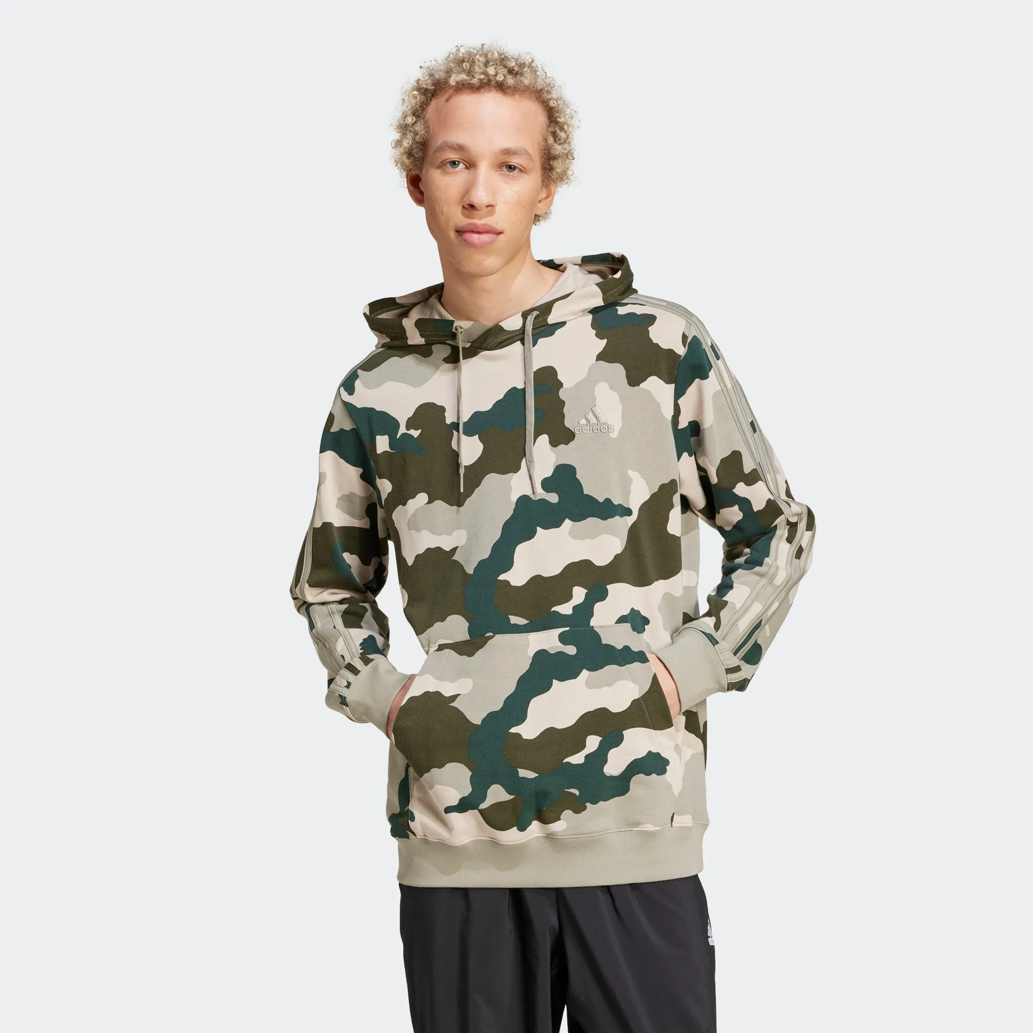 

Толстовка с капюшоном Adidas Sportswear "M CAMO HD", серебристый