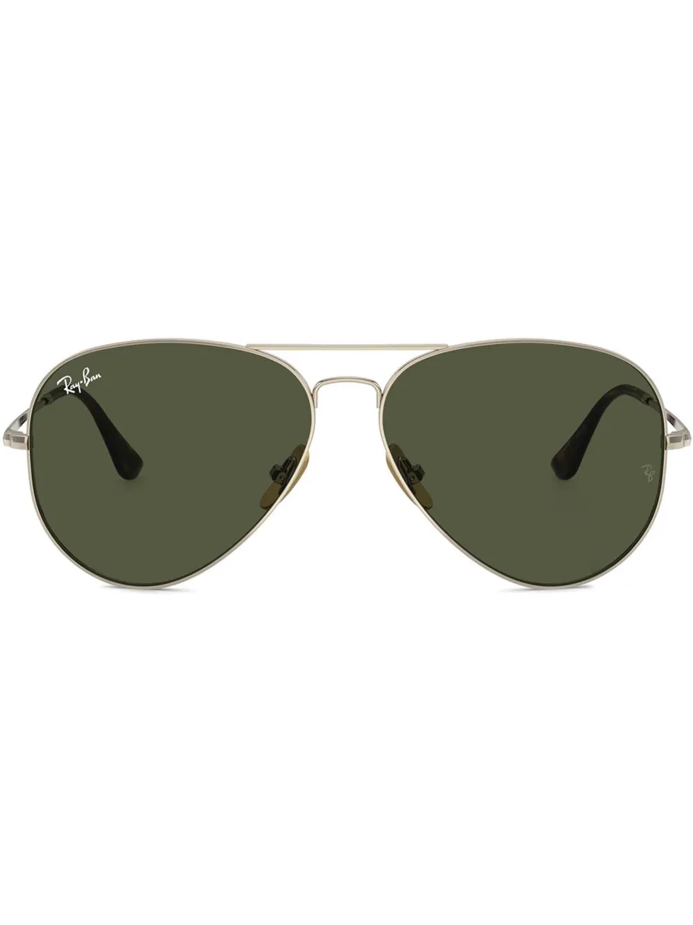 

Солнцезащитные очки Aviator Titanium Ray-Ban, золотой