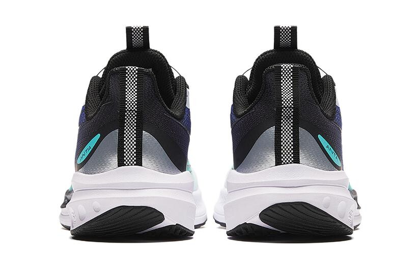 Детские кроссовки GS Low-top ANTA Белые/черные/флуоресцентные Aqua Green Anta Kids, зеленый — фото 4