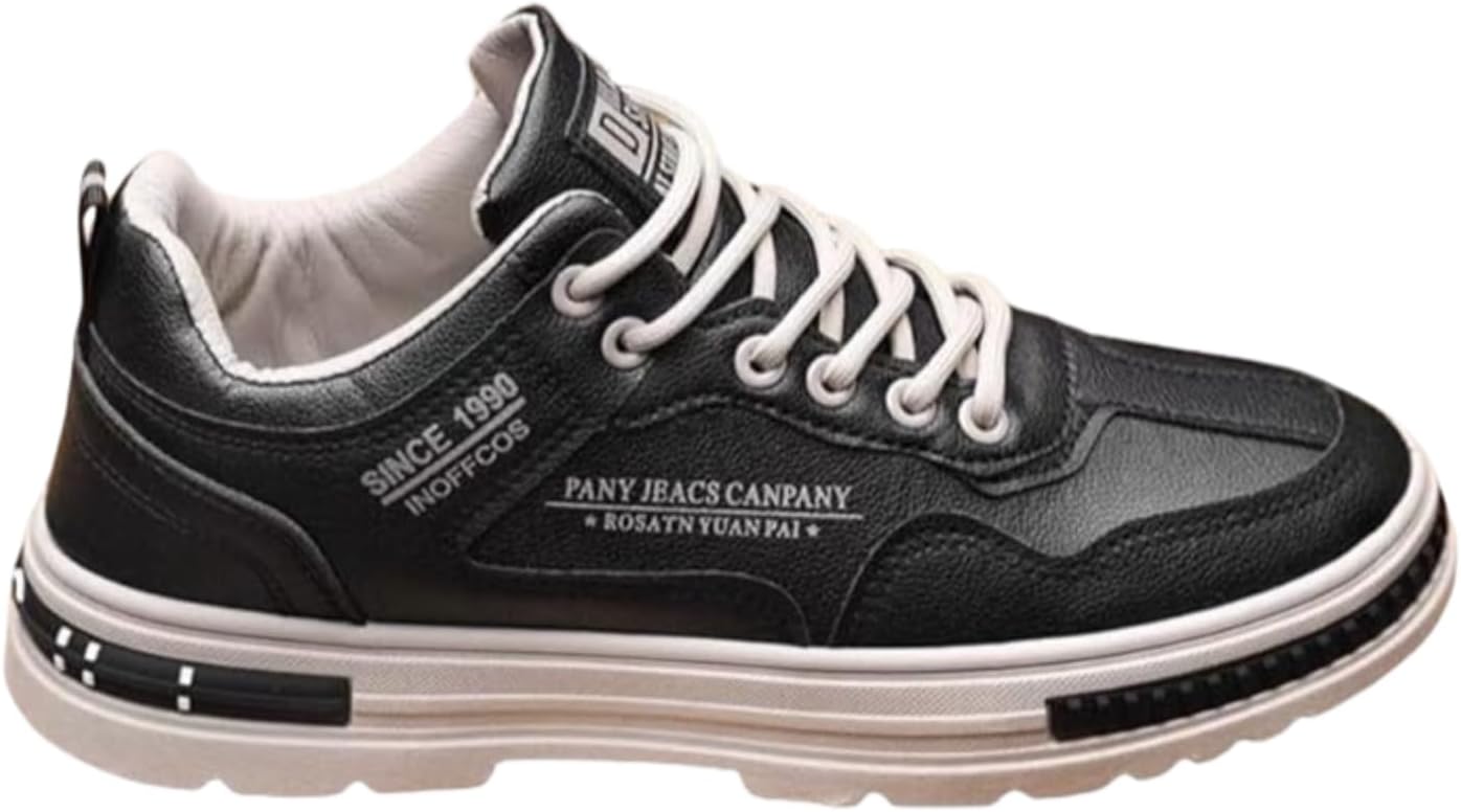 

Мужские дышащие кроссовки с противоскользящей подошвой, мягкой подошвой, в корейском стиле, повседневные спортивные, для тренажерного зала, прогулок и бега Lexamen, черный