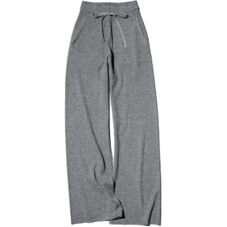 

UNIQLO Женские повседневные брюки темно-серого цвета