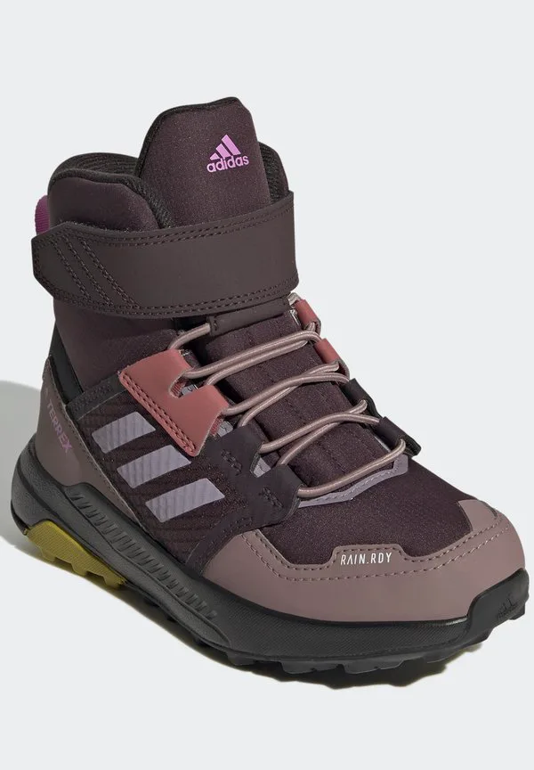 Terrex trailmaker - прочные походные ботинки для активного отдыха в холодную погоду. Adidas Performance, Shadow Maroon/Matt Purple Met./Pulse Lilac — фото 4