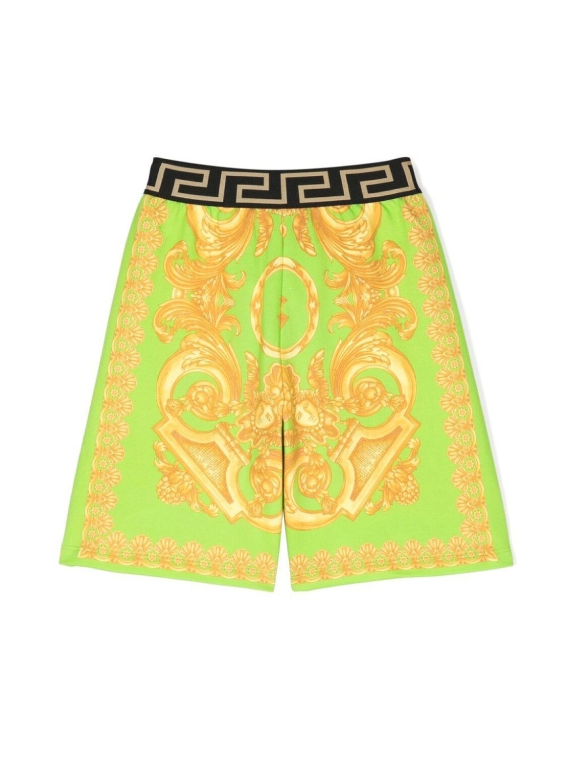 

Versace Kids шорты с принтом Barocco, зеленый