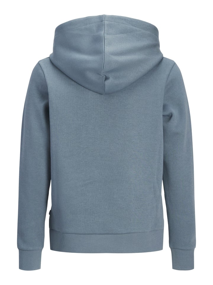 JACK & JONES Junior Толстовка с капюшоном JJECORP LOGO SWEAT HOOD JNR в цвете «синий мираж» — фото 3