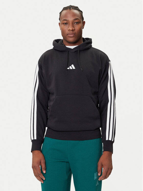 

Свитшот regular fit Essentials 3-Stripes JE6297 Adidas, чёрный