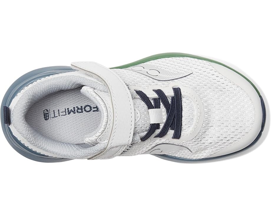 Кроссовки Saucony Kids Kinvara 14 A/C Sneakers, цвет Grey/Blue/Green — фото 2