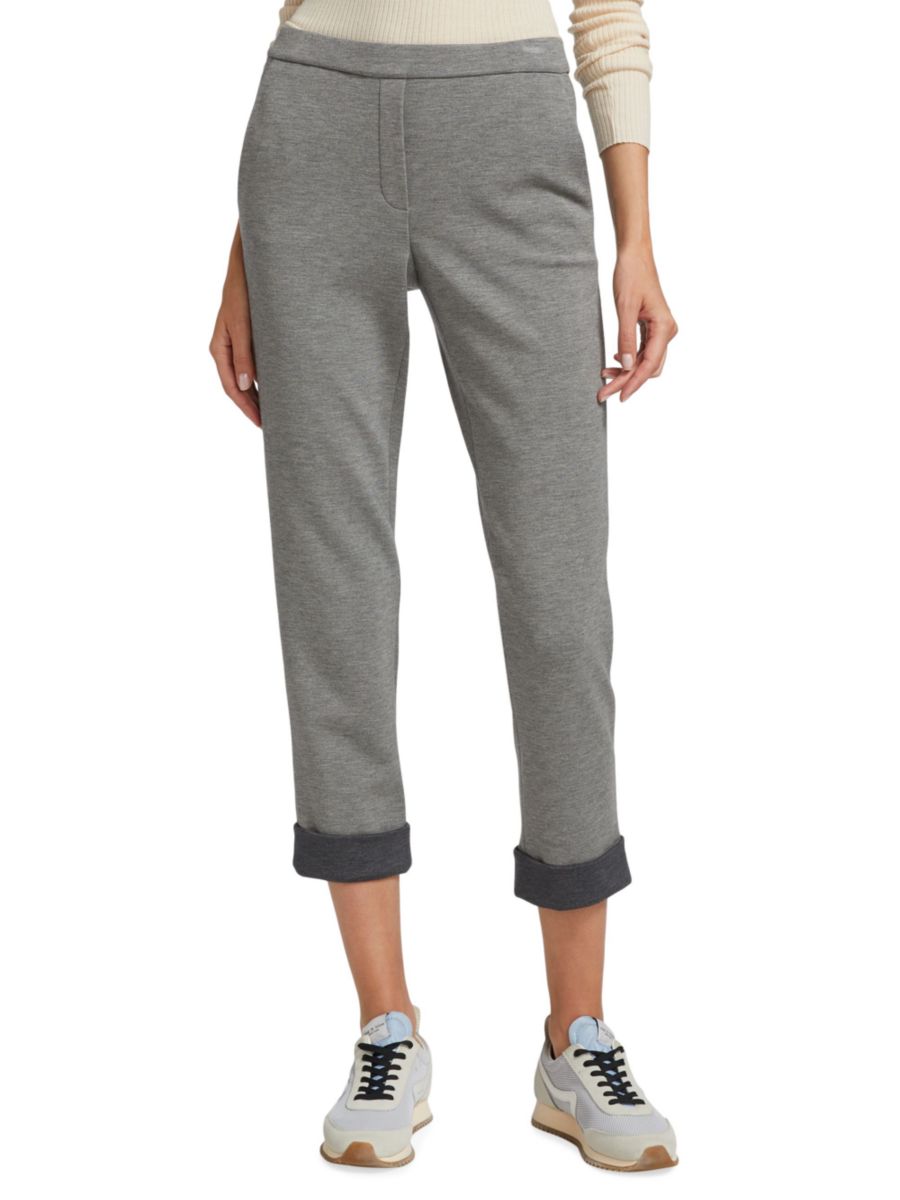 

Укороченные брюки Treeca Ankle Theory, цвет Grey Melange