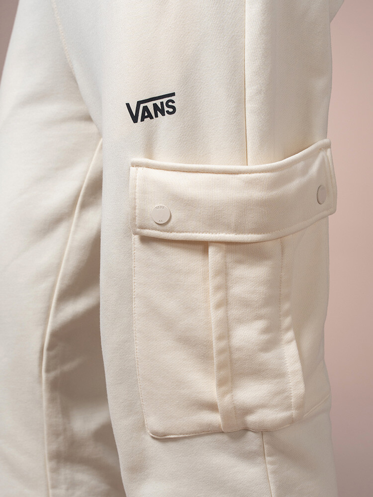 

Штаны спортивные Vans с эластичной резинкой на талии, белый